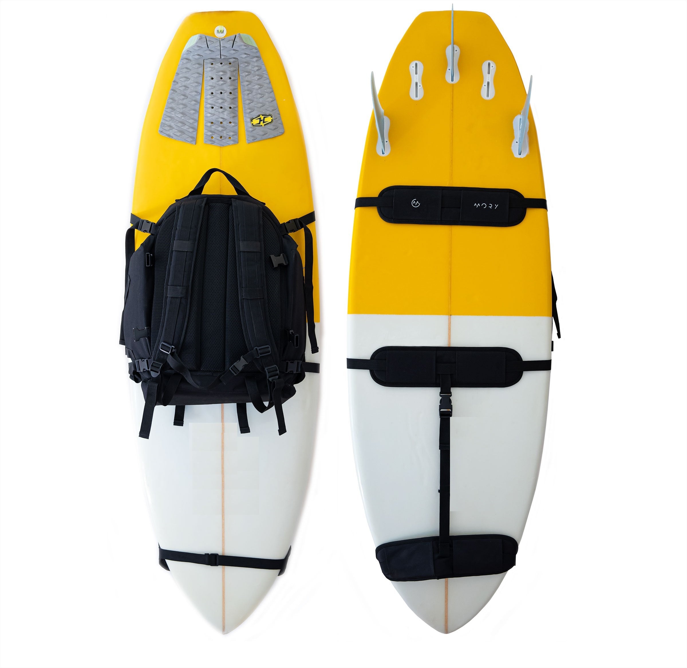 Mochila de surf impermeable Surfmory con tabla de surf